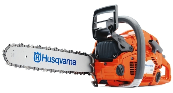 Профессиональная бензопила Husqvarna 555, шина 15”